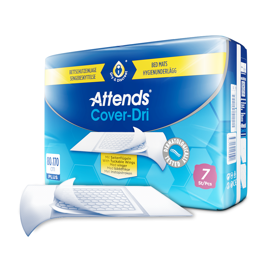 Inkontinensskydd Attends CoverDri Plus 80x170 cm 7 st/fp